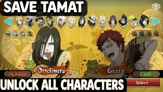 SAVE UNLOCK ALL CHARACTER • Naruto Ultimate Ninja Storm Android Mobile [upl. by Larimer393]