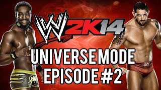 WWE 2k14 Universe Mode  02 quotFour Sides of Steelquot [upl. by Edalb]