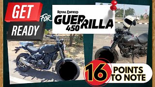 2024 Royal Enfield Guerrilla 450  16 points you should expect [upl. by Gittel529]