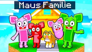 Wir HABEN 1 MÄUSE FAMILIE 🌸 Minecraft [upl. by Annekim385]