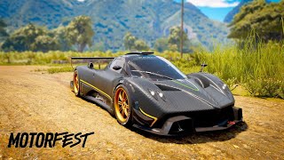 Pagani Zonda R  The Crew MotorFest 4K Drive GamePlay [upl. by Nwahsyar542]