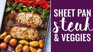 Sheet Pan Steak and Veggies [upl. by Gerge]