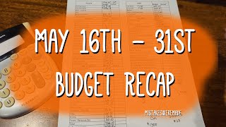 End of May Budget Recap  Debt and Savings Progress  Discussing Negativity  MistakesWereMade [upl. by Paula]