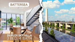 Inside a Unique Duplex SKY VILLA at Battersea Power Station [upl. by Gamin]