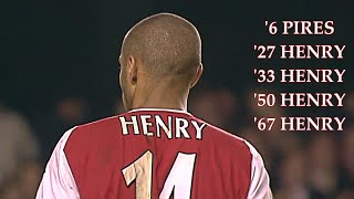 Arsenal vs Leeds  50  200304 HD [upl. by Pansie]