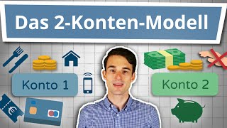 Richtig SPAREN LERNEN mit dem 2KontenModell  Automatisiert Geld sparen  Spartipps [upl. by Ettenoj]