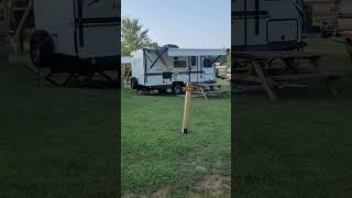 Top of the Cave Campground Hocking Hills OH Walk thru and review [upl. by Enelehs]