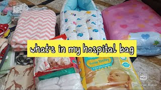 hospital bag me kya kya rakhe for delivery 😀 whats in my hospital bag । baby assential for hospital [upl. by Halli]