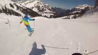 Engelberg Talabfahrt Starting Jochstock GoPro [upl. by Atiekram]