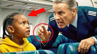 Racist Man Kicks BLACK Girl Off Plane INSTANTLY REGRETS IT [upl. by Enileqcaj]