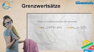 Grenzwertsätze  Folgen Reihen und Grenzwerte  Oberstufe ★ Übung 3 [upl. by Vig790]