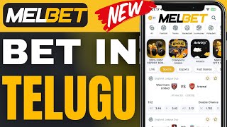 How To Bet In Melbet Telugu 2024 [upl. by George849]