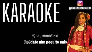 Pepe Aguilar  Prometiste Karaoke [upl. by Yorick]