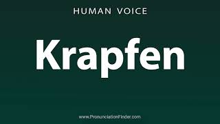 How To Pronounce Krapfen [upl. by Lezned521]