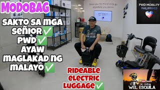 MODOBAG  FIRST MOTORIZED RELIABLE LUGGAGE  PWD [upl. by Ilzel]