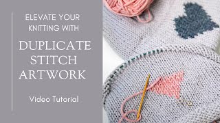 How to Knit the Duplicate Stitch [upl. by Darej]