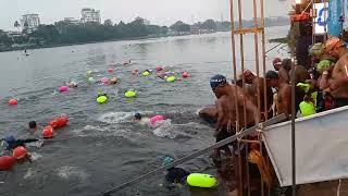 openwaterswimming quot Kochi Swimathon Ultra  2024quot at River Periyar  10km race held on 21st April [upl. by Eciened]