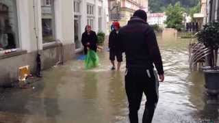 Hochwasser in Passau Montag 3 Juni Universität und Altstadt überschwemmt [upl. by Erine]