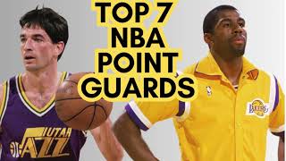 Top 7 NBA Point Guards Best Point Gods in NBA History [upl. by Oswell]