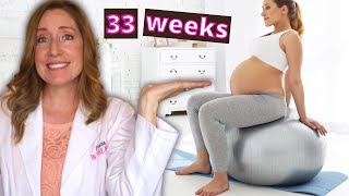 33 Week Pregnant in Months  Braxton Hicks Contractions or Labor What to Expect [upl. by Takakura]