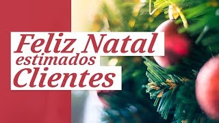 Feliz Natal estimados Clientes Mensagem de Natal para Clientes [upl. by Emoraj]