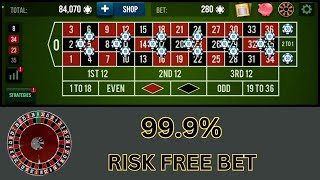 I won 1270  with this roulette trick  Roulette strategy to win [upl. by Bordy]