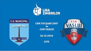 CSM FOCȘANI 2007 🆚 CSM VASLUI [upl. by Dorolisa]