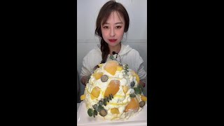 MUKBANG  ASMR  ASMR Eating Ms Qiao NoTalking Eatingsounds asmrsounds 95 [upl. by Ecnedac]