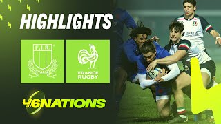 HIGHLIGHTS  Italy v France  Drama at the end  Six Nations Under20s [upl. by Erasmus]