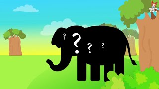 QUIZ ❓️ Zwierzęta w Afryce 🦒 Co to za zwierzę ❓️🦁 Odgłosy zwierząt 🐘 Edukacyjne Piosenki Dla Dzieci [upl. by Yecac943]