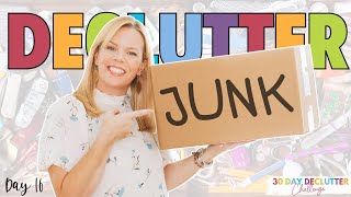 How to Declutter a Junk Drawer  Day 16  30 Day Declutter Challenge [upl. by Boeke]