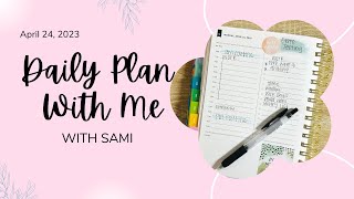 Plan With Sami Daily Simplified Planner April 2430 [upl. by Avuha]