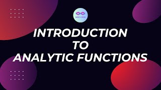 Introduction to Analytic function with example  Complex Analysis [upl. by Skeie]