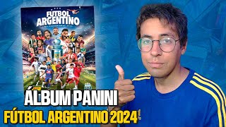 ¡ASÍ ES EL NUEVO ÁLBUM DE FIGURITAS PANINI DEL FÚTBOL ARGENTINO 2024 🇦🇷 [upl. by Jeffries]