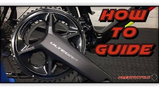 Shimano Ultegra R8100 Chainset Installation Guide [upl. by Burgwell31]