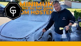 Minimum bilvask hva du bør gjøre før vinter [upl. by Nitsej]