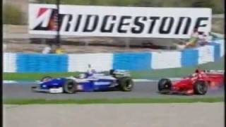 1997 Jerez J Villeneuve vs Schumi Replay [upl. by Rickey]