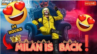 👉MILAN IS BACK😈 FF 🛑LIVE STREAM 🚨 [upl. by Tiena]