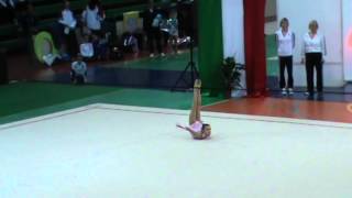 CAMPIONESSA ITALIANA GINNASTICA RITMICA ALLIEVE 1a FASCIA 2014 GABBRIELLI DARIA [upl. by Lletram717]