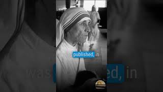 Hidden Desolation in Mother Teresa StTeresaofCalcutta Kolkata poorestofthepoor spiritualdarkness [upl. by Bradski]