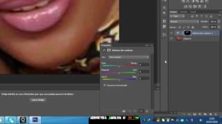MAQUILLER LES LEVRES AVEC PHOTOSHOP CS6 SanogoXS [upl. by Nehepts]