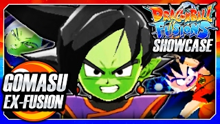 Dragon Ball Fusions 3DS English DLC Gomasu Kid Goku amp Zamasu EXFusion Fusion DLC Gameplay [upl. by Amann]