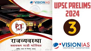 VISION IAS PT365 Current Affairs for UPSC 2024  PT365 Current Affairs UPSC 2024 PT365 Polity [upl. by Airres]