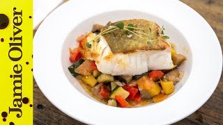 Panfried Cod and Ratatouille  Barts Fish Tales [upl. by Nauht523]