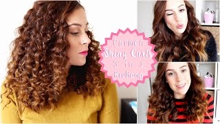 Carmen Shiny Curls 3 in 1 krultang  REVIEW [upl. by Tamberg]