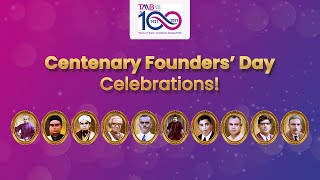 Centenary Founders Day Celebrations  TMBat100 [upl. by Cord]