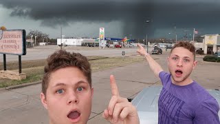 Tornado Chase Texas Severe Tornado Outbreak [upl. by Alyahs]