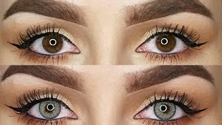 Solotica Natural Colors Quartzo Contacts First ImpressionReview [upl. by Neelhsa96]