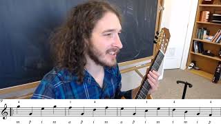 Beginner Classical Guitar Lesson Fernando Sor Op 60 No 1 FUNDAMENTAL CHANGES [upl. by Ahsiea]