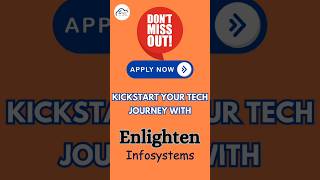 Internship amp Training Opportunities at Enlighten Infosystem✨ internship trainingprograms [upl. by Stanway]